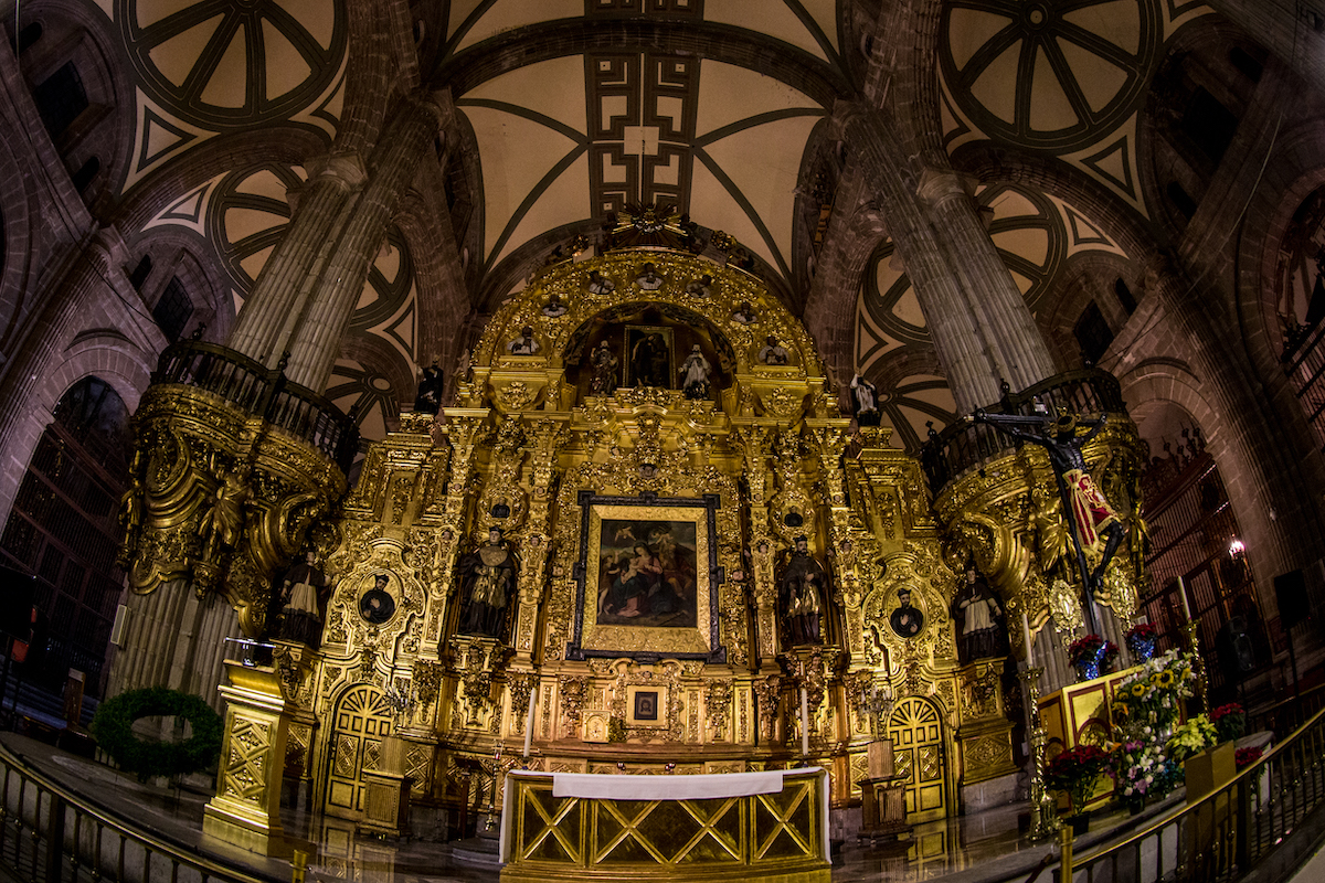 El Altar del Perdón de la Catedral Metropolitana de México. Foto: María Langarica